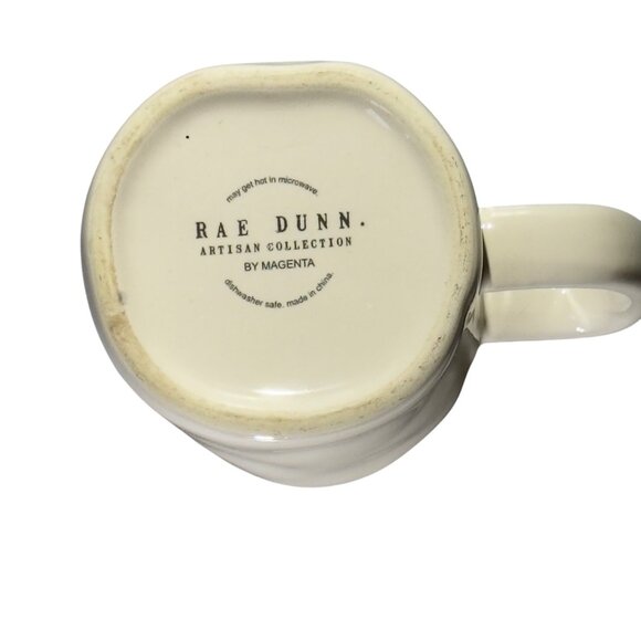 Rae Dunn Artisan Collection Ceramic Mug By Magenta "Hello" White - Picture 6 of 8